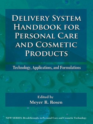 cover image of Delivery System Handbook for Personal Care and Cosmetic Products